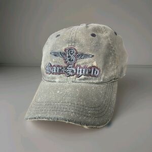 Vintage Harley-Davidson Hat Distressed Strapback Cap Wings Logo Grunge 2005